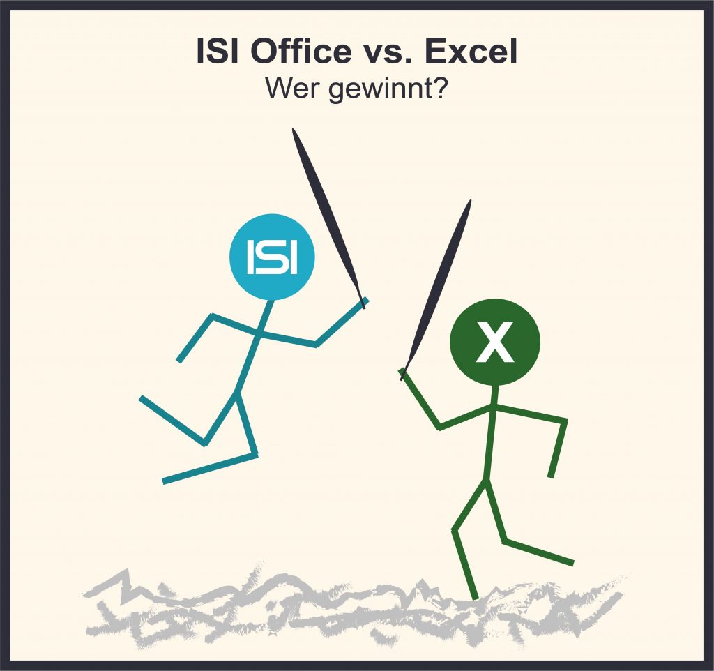 ISI Office vs. Excel - Der Kampf der Zeiterfassungssysteme